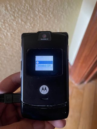 Motorola rarz v3 negro mate