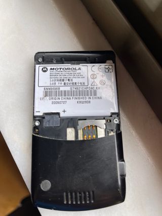 Motorola rarz v3 negro mate