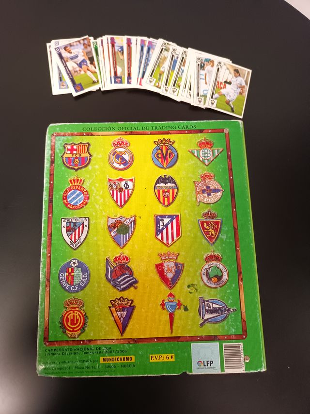 Album las fichas de la liga 2006 *CASI COMPLETO*