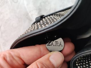 Bolso Zara saco con tachuelas y cadena