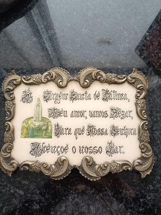 Placa decorativa muito antiga