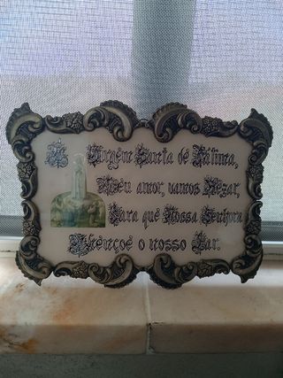 Placa decorativa muito antiga