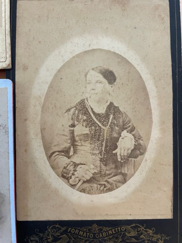 Lotto 9 antiche foto 1890 grandi formato cabinet