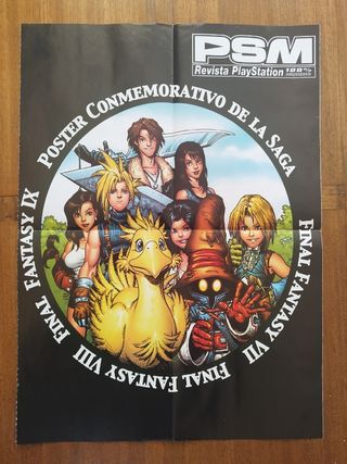 Póster PSM Dino Crisis y Final Fantasy