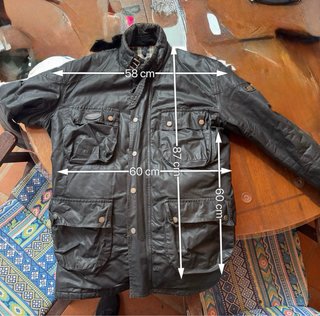 Chaqueton moto garibaldi encerado