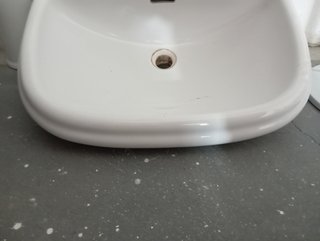 Lavabo blanco roca