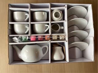 Tazas de té para pintar