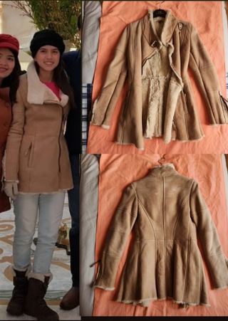 Abrigo de piel de cordero/ Lambskin coat