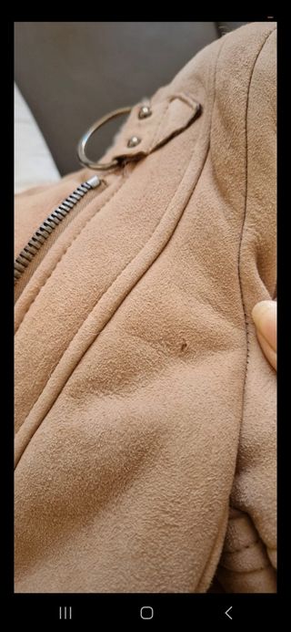 Abrigo de piel de cordero/ Lambskin coat