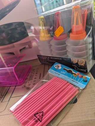 Máquina cake pops y accesorios