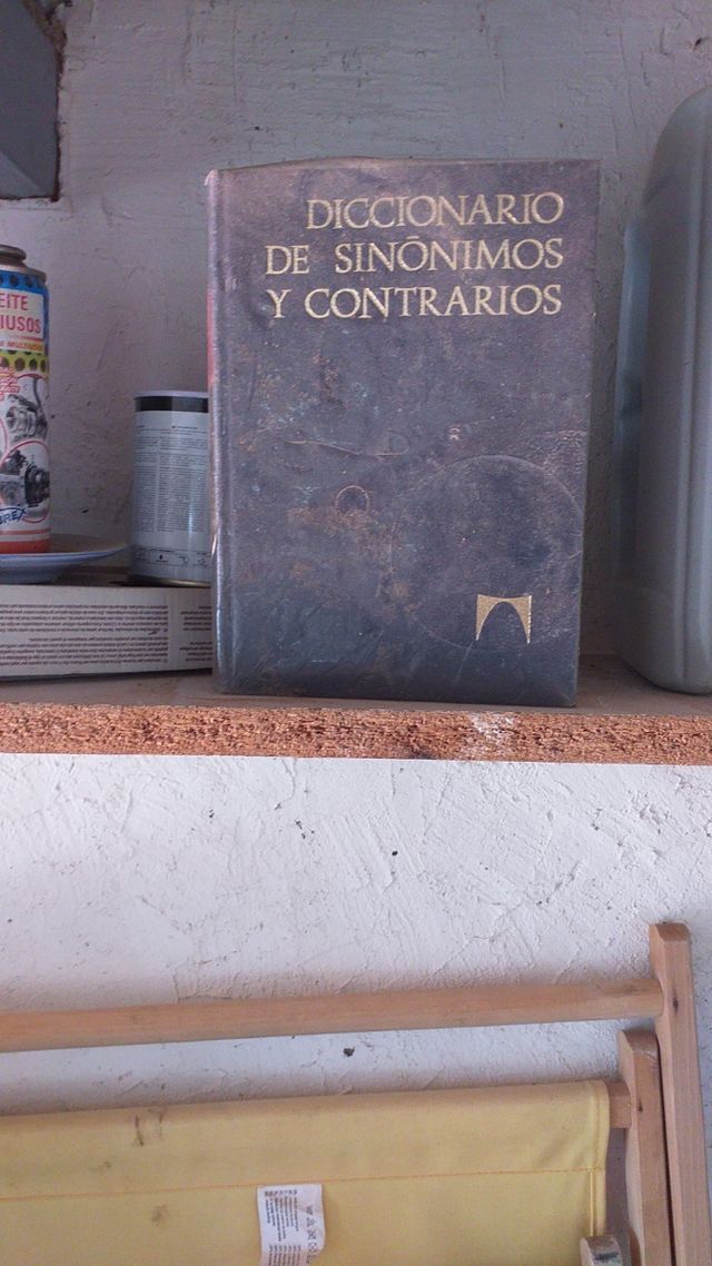 diccionario antiguo sinonimos y antonimo .TEIDE