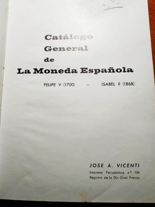 Catálogo general de la moneda española 