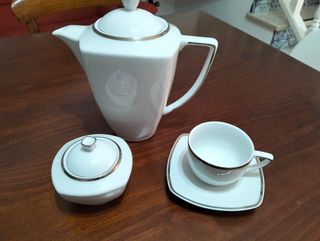 Juego de té o café BAVARIAN PORZELLAN KÖNIGLICHES