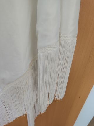 Mantilla sevillana grande blanca 