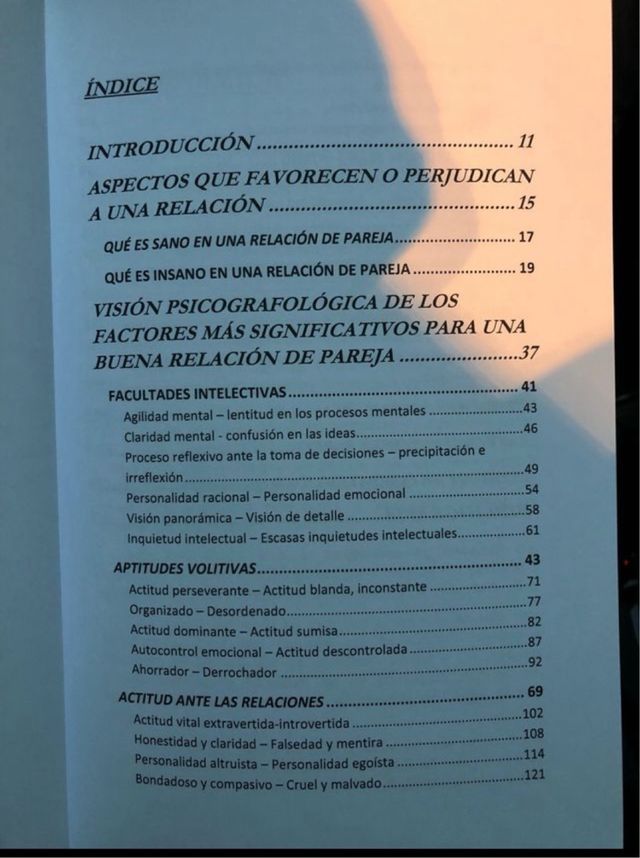 Libro grafología psicología de pareja