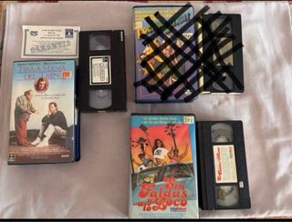 Peliculas vhs videoclub caja grande