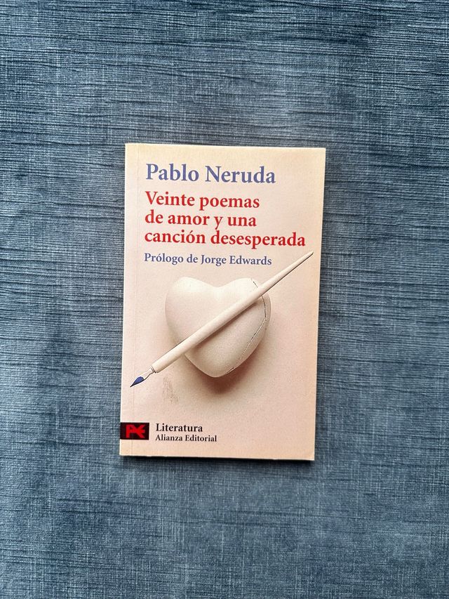 Libro Veinte poemas de amor