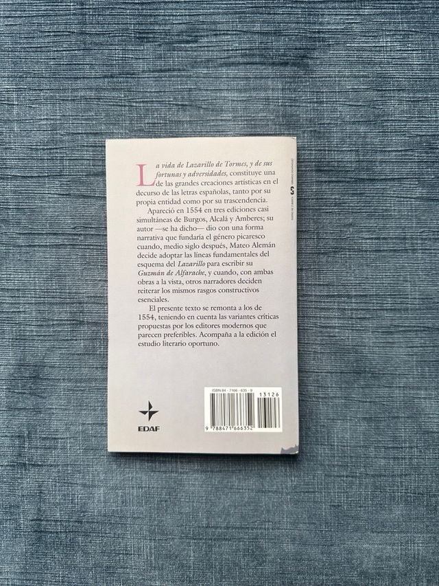 Libro La vida del Lazarillo de Tormes