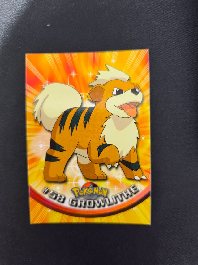 Pokemon Toops trading Cards 58 Growlite