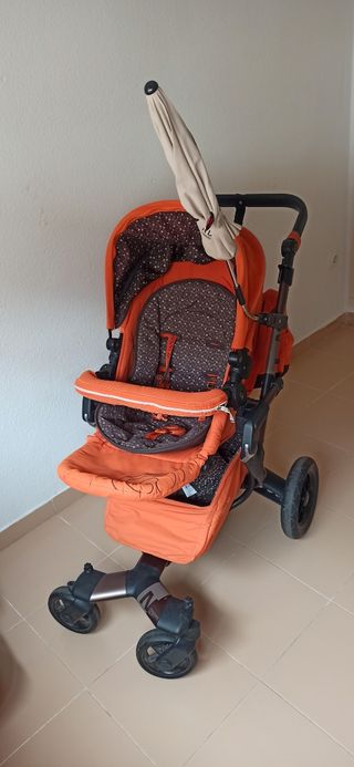 Carrito de bebé tres piezas Concord Neo naranja