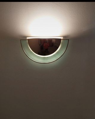 Lampara pared cristal