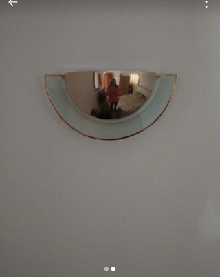 Lampara pared cristal