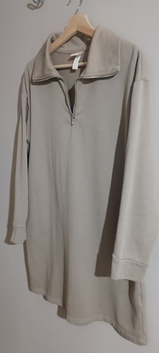 Vestido casual beige