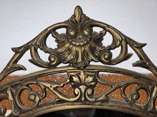 Consola de marmol y bronce