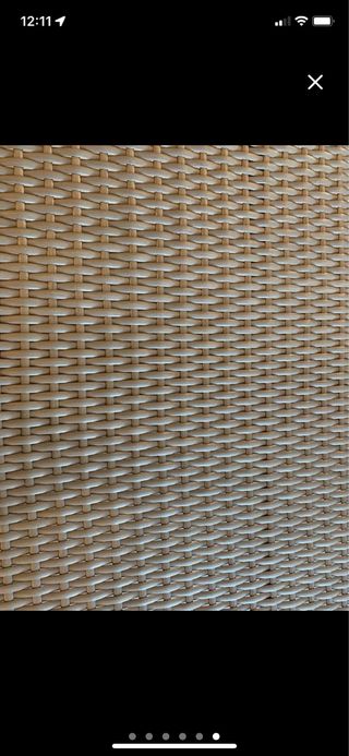 Mesa de comedor de jardin. 2x1m