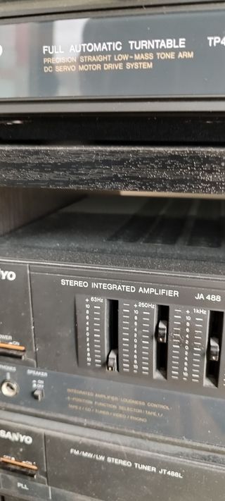 Equipo de música Sanyo 🎚️🎛️
