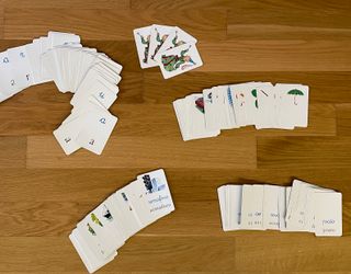 Gioco delle carte alfabetiche 1971 Rovigatti