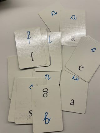Gioco delle carte alfabetiche 1971 Rovigatti