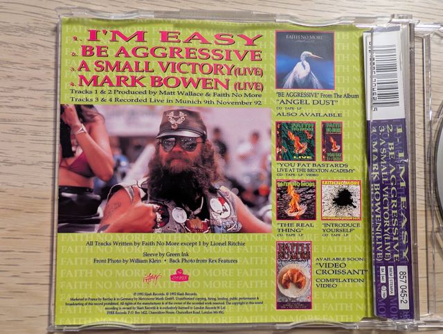 Faith No More - I'am easy-Be Aggressive (1992)