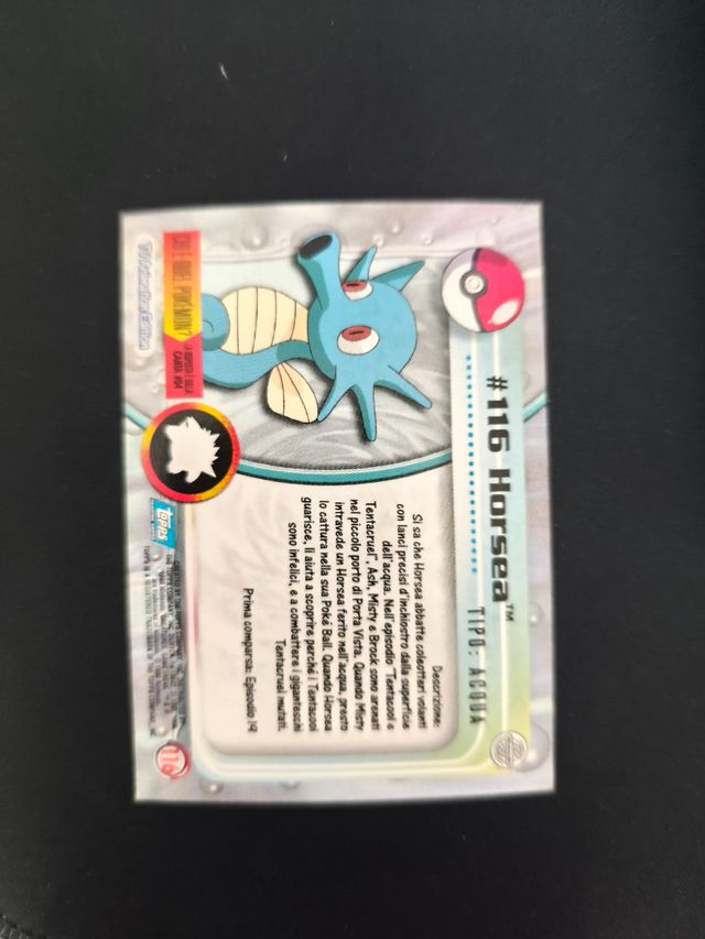 Pokemon Toops trading Cards 116 Horsea