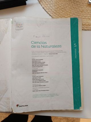 Ciencias de la naturaleza 5 primaria