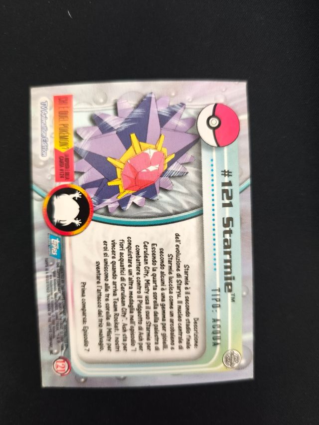Pokemon Toops trading Cards 121 Starmie