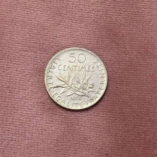 FRANCIA 50 centimos 1898 Semeuse