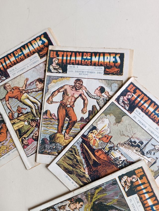 Libros antiguos  el titán de los mares