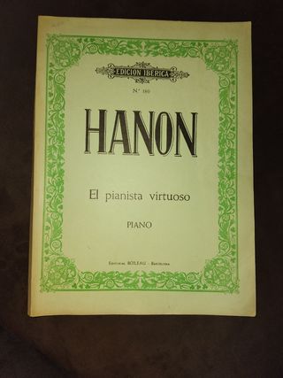 Libro de piano Hanon N° 180