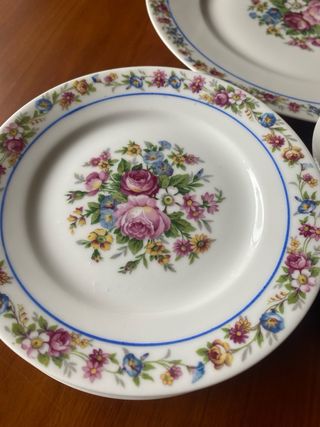 SET DE POSTRES PORCELANA FRANCESA LIMOGES