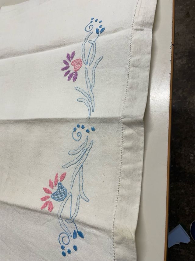 Asciugamano viso antico