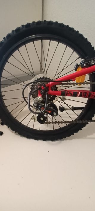 Bicicleta roja 