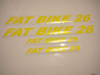 Kit pegatinas FAT BIKE 26 