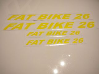 Kit pegatinas FAT BIKE 26 