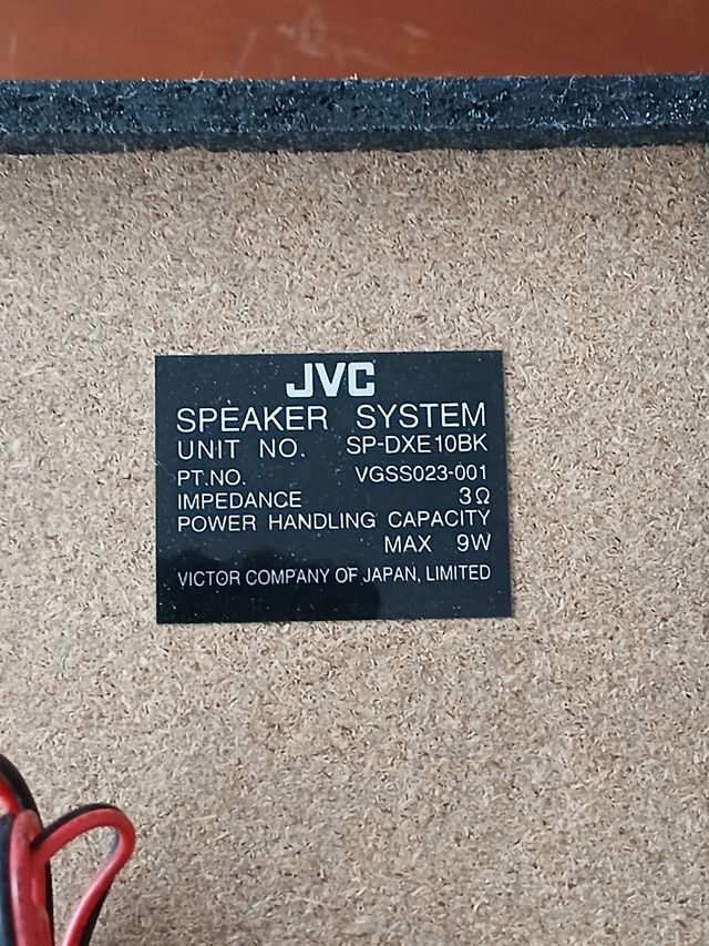 Altavoces JVC