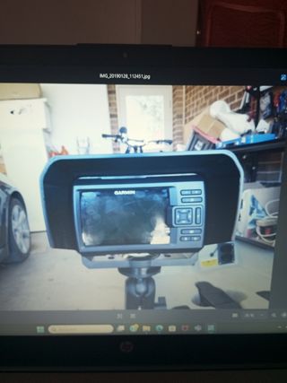 Visera sol para sonda lowrance,Garmin ..