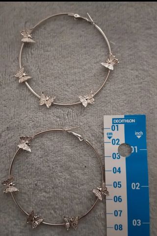 Collane cuore e orecchini farfalle