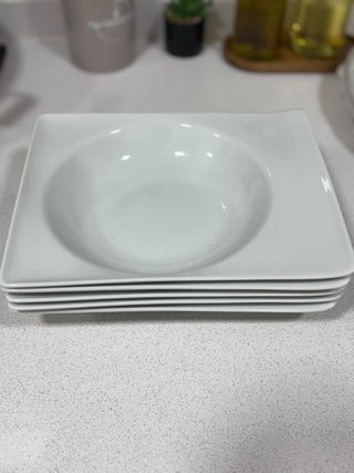 Platos de porcelana