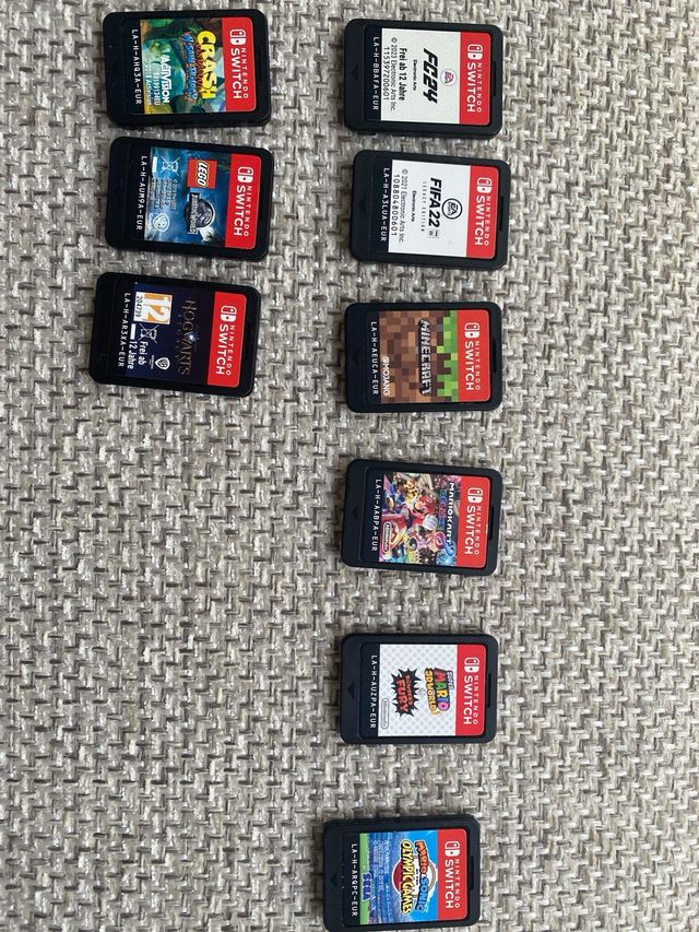 Nintendo switch con accesorios