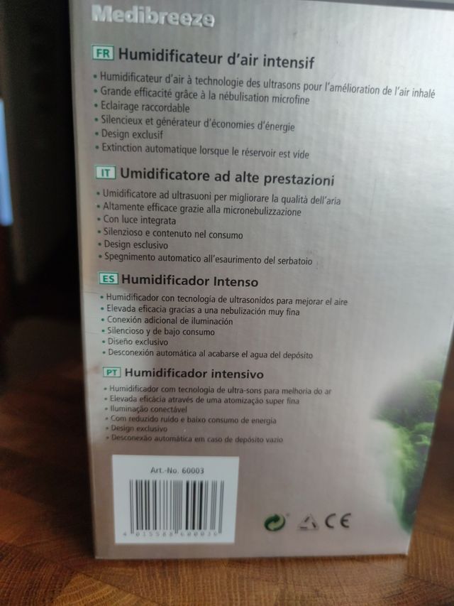 Humidificador Medisana